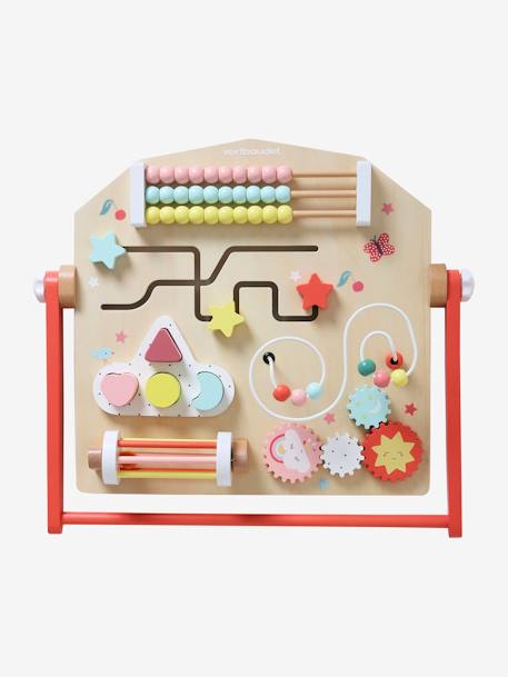 Planche d'activités verticale en bois FSC® beige 2 - vertbaudet enfant 