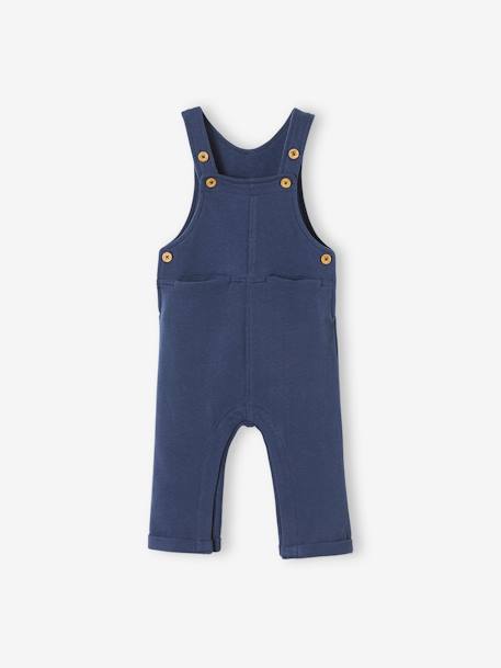 Salopette en molleton bébé marine 2 - vertbaudet enfant 