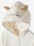 Robe de chambre fille maille peluche chat personnalisable ivoire 8 - vertbaudet enfant 
