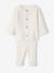 Ensemble bébé mixte gilet pantalon en tricot blanc+gris clair chiné+vert d'eau+vert sauge 2 - vertbaudet enfant 