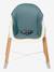 Chaise haute évolutive 2 hauteurs  High & Low bleu+gris/bois 3 - vertbaudet enfant 