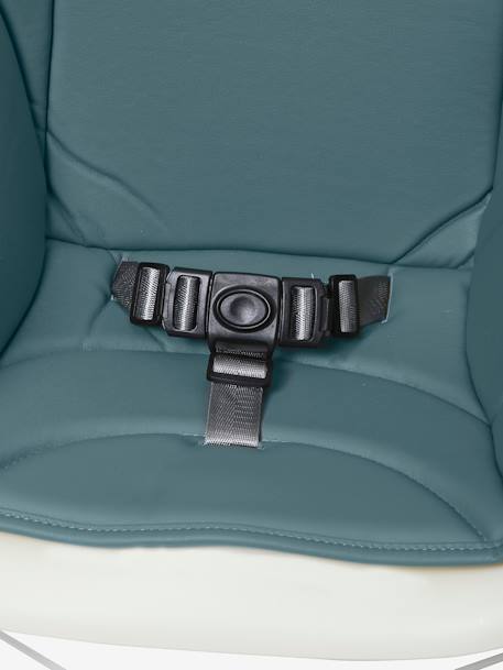 Chaise haute évolutive 2 hauteurs  High & Low bleu+gris/bois 6 - vertbaudet enfant 