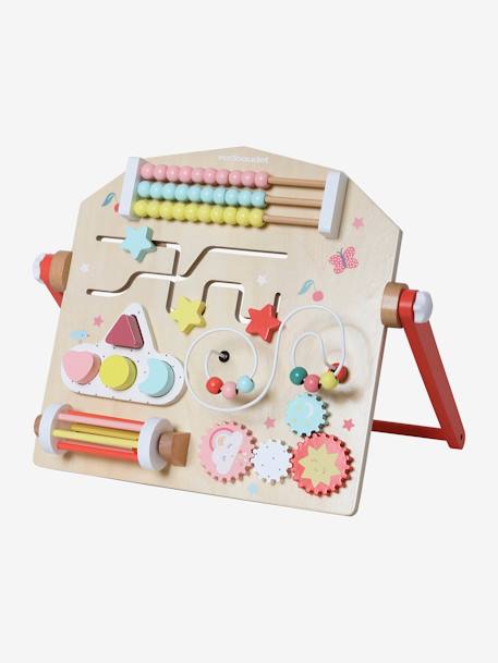 Planche d'activités verticale en bois FSC® beige 3 - vertbaudet enfant 