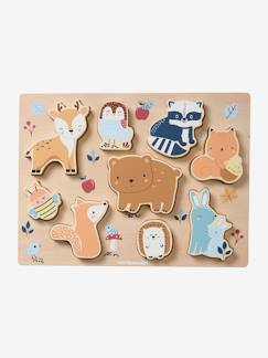 Idées cadeaux bébés et enfants-Jouet-Jeux éducatifs-Puzzle à encastrer Les amis de la Forêt en bois FSC®