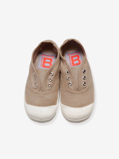 Tennis coton enfant Elly beige+blanc+bleu jean+kaki+marine 2 - vertbaudet enfant 