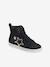 Baskets mid cuir fille lacées et zippées bleu marine 1 - vertbaudet enfant 