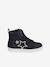 Baskets mid cuir fille lacées et zippées bleu marine 2 - vertbaudet enfant 