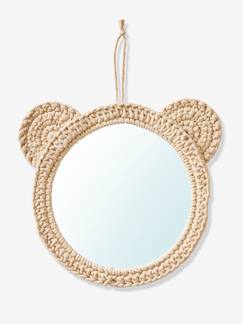 Linge de maison et décoration-Décoration-Miroir-Miroir ourson tricot