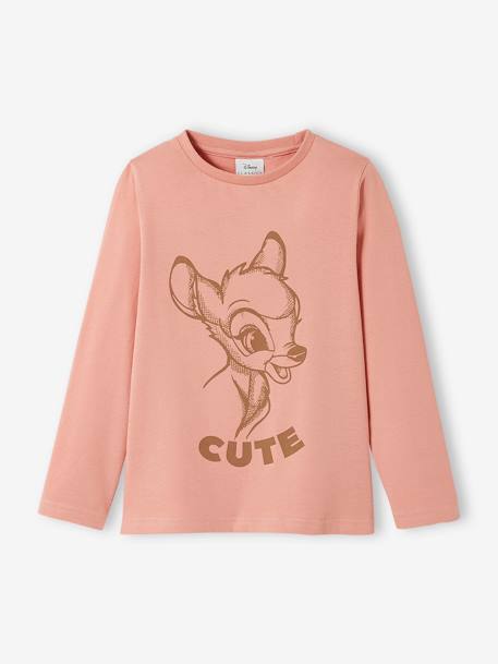 T-shirt fille manches longues Disney® Bambi Rose 1 - vertbaudet enfant 
