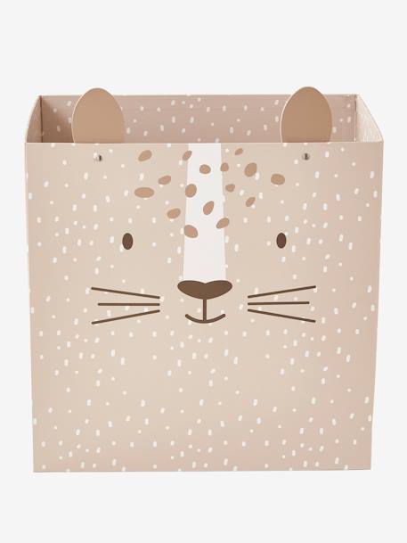 Corbeille en carton pliable Tigre beige 2 - vertbaudet enfant 