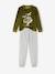 Lot de 2 pyjamas garçon velours dinosaures LOT VERT ET MARINE 4 - vertbaudet enfant 