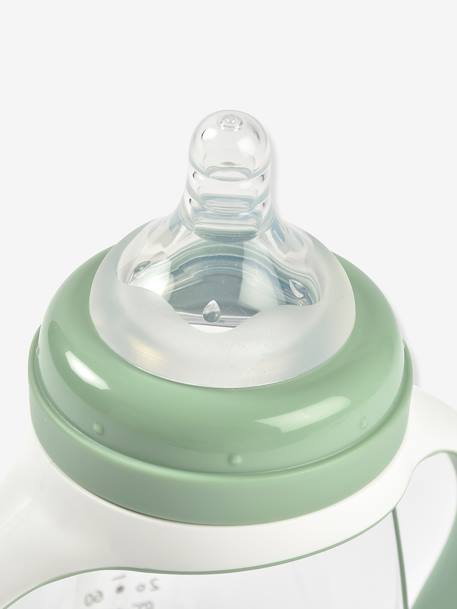 Biberon d'apprentissage 2 en 1 (210 ml) beige+BLEU+ROSE+vert sauge 16 - vertbaudet enfant 