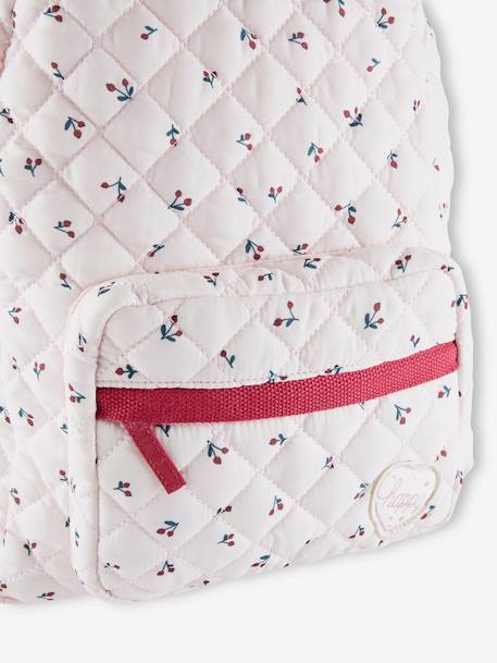 Sac à dos matelassé motifs cerises fille rose imprimé 5 - vertbaudet enfant 