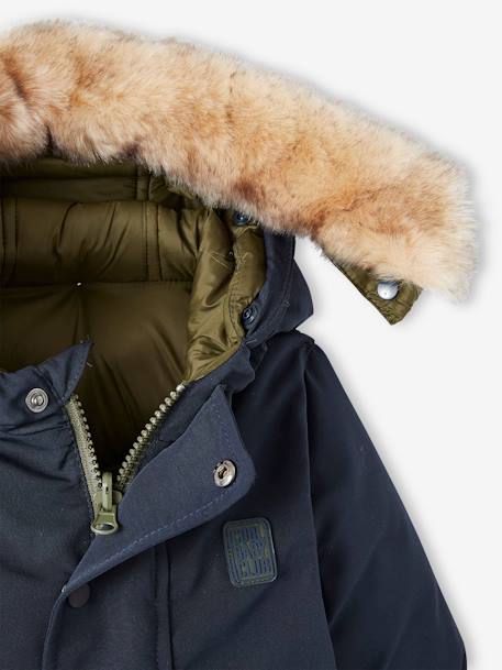 Parka réversible bébé avec capuche encre 6 - vertbaudet enfant 