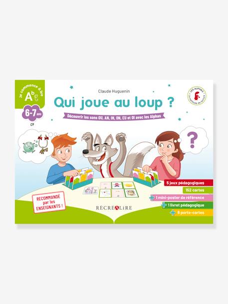 Découvrir les sons avec les Alphas - Qui joue au loup ? RÉCRÉALIRE blanc 1 - vertbaudet enfant 