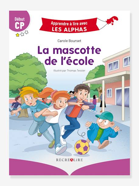 Apprendre à lire avec les Alphas - La mascotte de l'école RÉCRÉALIRE violet 1 - vertbaudet enfant 
