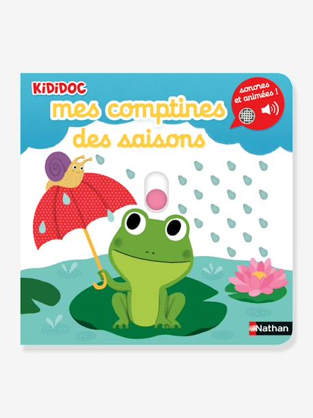 Kididoc - Mes Comptines des Saisons - Livre Sonore - NATHAN multicolore 1 - vertbaudet enfant 