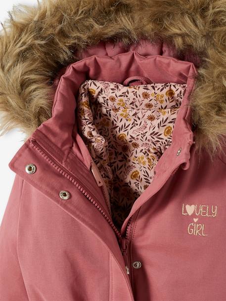 Parka fille 3 en 1 hiver à capuche kaki+PURPLE DARK+Vert+vert de gris 26 - vertbaudet enfant 