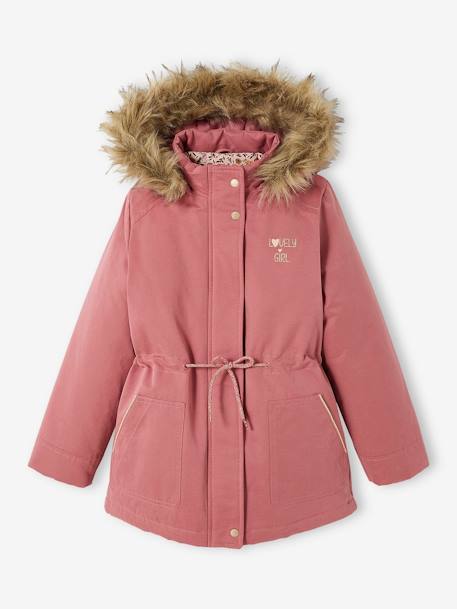 Parka fille 3 en 1 hiver à capuche kaki+PURPLE DARK+Vert+vert de gris 19 - vertbaudet enfant 