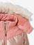Doudoune à capuche colorblock fille doublée maille polaire rose fumé+rose saumon 4 - vertbaudet enfant 