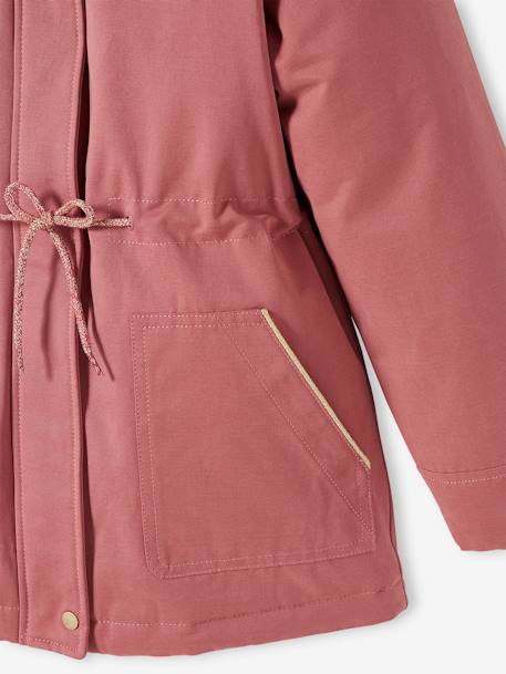 Parka fille 3 en 1 hiver à capuche kaki+PURPLE DARK+Vert+vert de gris 27 - vertbaudet enfant 