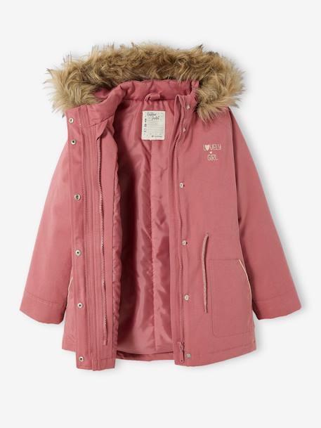 Parka fille 3 en 1 hiver à capuche kaki+PURPLE DARK+Vert+vert de gris 23 - vertbaudet enfant 