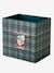 Corbeille en carton pliable Ecusson vert / bleu 3 - vertbaudet enfant 