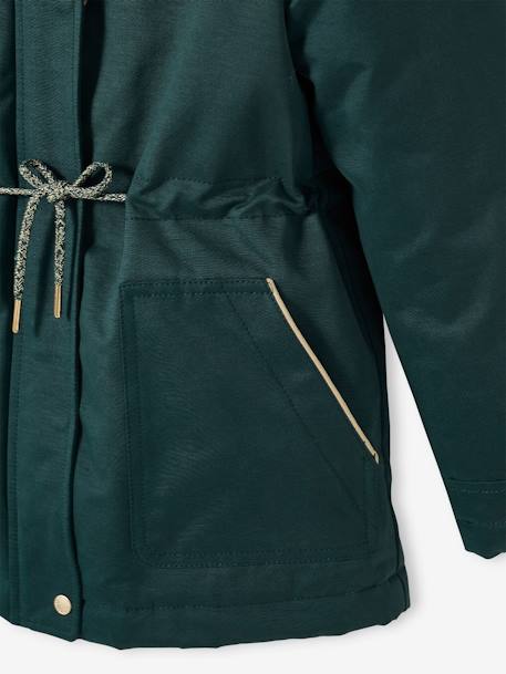 Parka fille 3 en 1 hiver à capuche kaki+PURPLE DARK+Vert+vert de gris 44 - vertbaudet enfant 