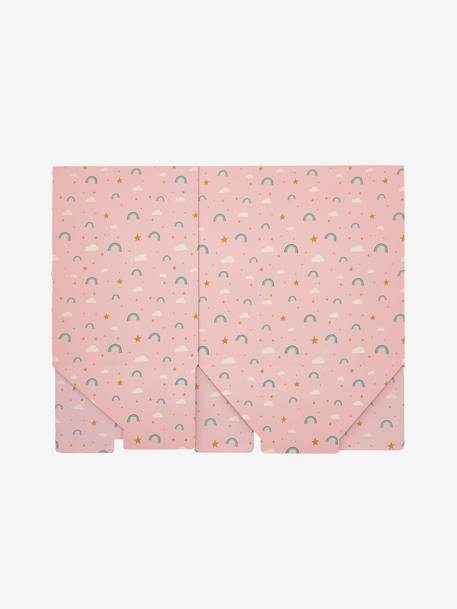 Corbeille en carton pliable Arc-en-ciel rose 5 - vertbaudet enfant 