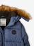 Doudoune garçon à capuche doublée polaire avec gants ou moufles BLEU 4 - vertbaudet enfant 