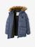 Doudoune garçon à capuche doublée polaire avec gants ou moufles BLEU 2 - vertbaudet enfant 