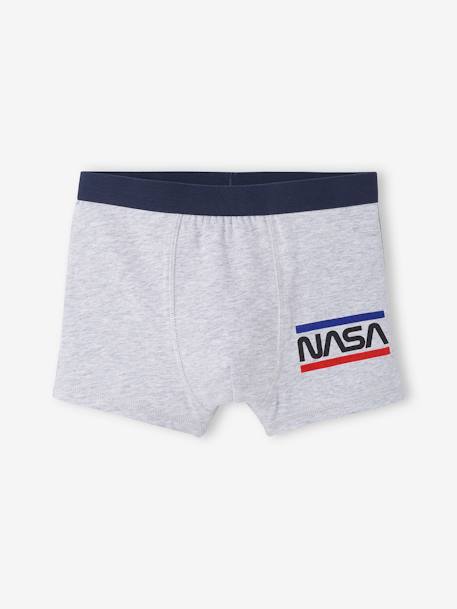 Lot de 3 boxers NASA® Bleu marine, gris chiné 2 - vertbaudet enfant 