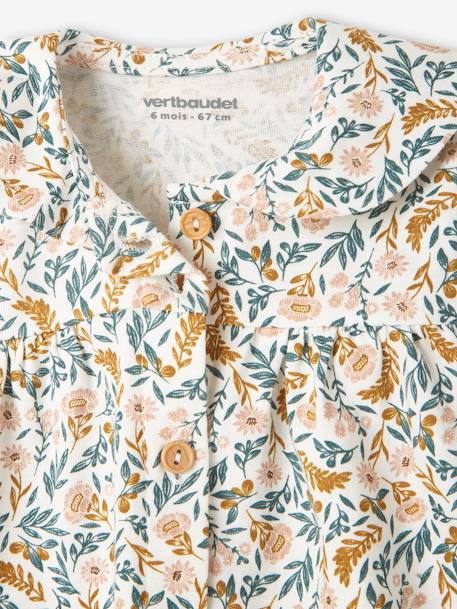 Ensemble 3 pièces bébé fille tee-shirt, short velours et bandeau vert foncé 7 - vertbaudet enfant 