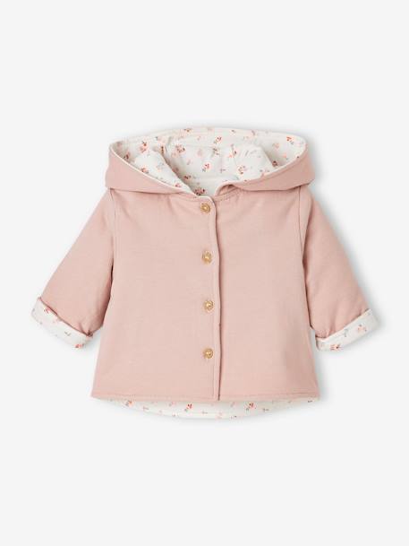 Veste réversible bébé à capuche encre+ivoire 7 - vertbaudet enfant 