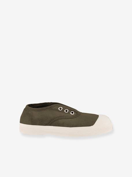Tennis coton enfant Elly beige+blanc+bleu jean+kaki+marine 12 - vertbaudet enfant 