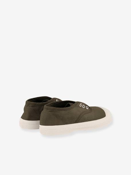 Tennis coton enfant Elly beige+blanc+bleu jean+kaki+marine 14 - vertbaudet enfant 