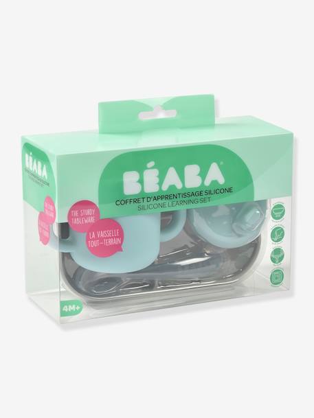 Coffret d'apprentissage 3 pièces en silicone bleu 5 - vertbaudet enfant 