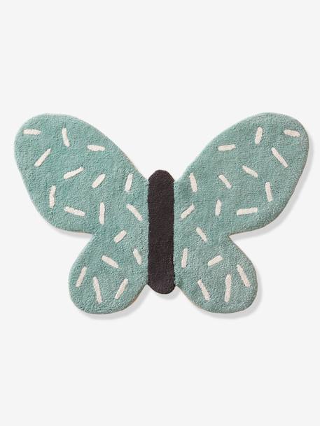 Tapis Papillon bleu/blanc 1 - vertbaudet enfant 