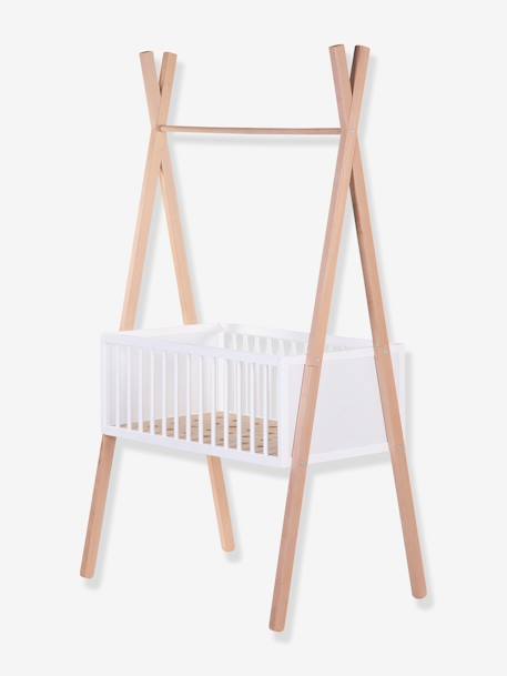 Berceau Tipi évolutif Naturel/blanc 1 - vertbaudet enfant 