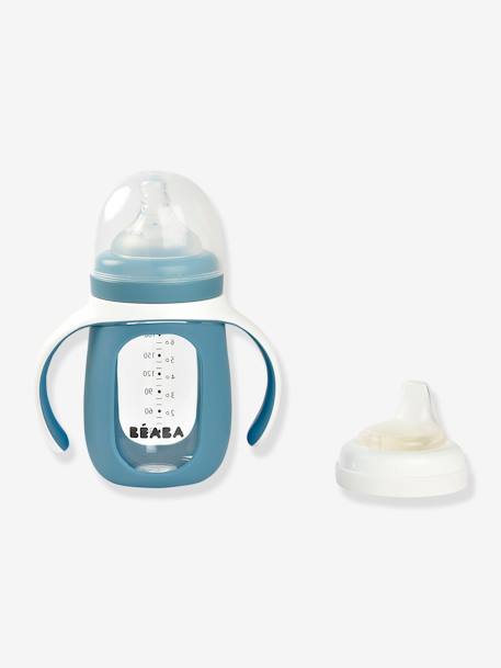 BÉABA Kit De Rechange Pour Biberon/Tasse 2 En 1 - Tétine Et Embout Souple, 210 Ml