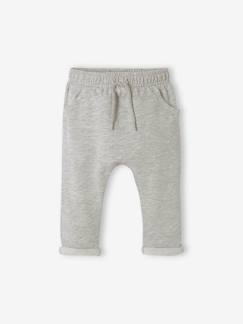 Pantalon molleton bébé garçon uni BASICS  - vertbaudet enfant