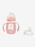 Biberon/tasse d'apprentissage 2 en 1 en verre (210 ml) rose 4 - vertbaudet enfant 