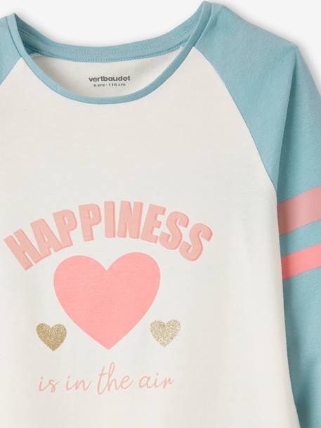 Chemise de nuit 'happiness' + legging imprimé coeurs coquille d'oeuf 3 - vertbaudet enfant 