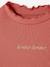 T-shirt côtelé fille finitions fantaisie encre+rose foncé 6 - vertbaudet enfant 