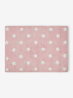Linge de maison et décoration-Décoration-Tapis coton lavable rectangulaire avec étoiles LORENA CANALS