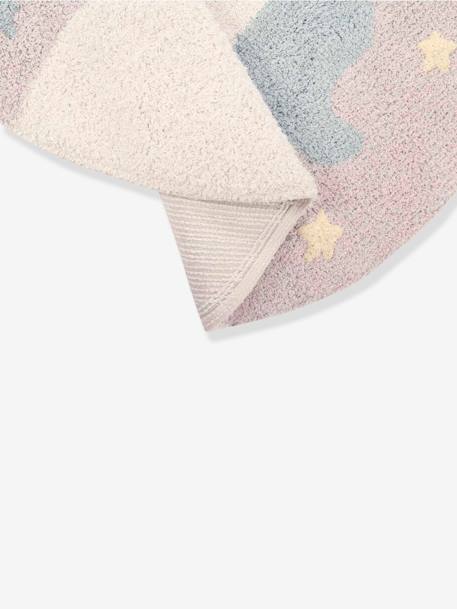 Tapis coton lavable Licorne Believe in yourself gris 4 - vertbaudet enfant 