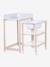 Table à langer avec baignoire intégrée CHILDHOME blanc/bois 1 - vertbaudet enfant 