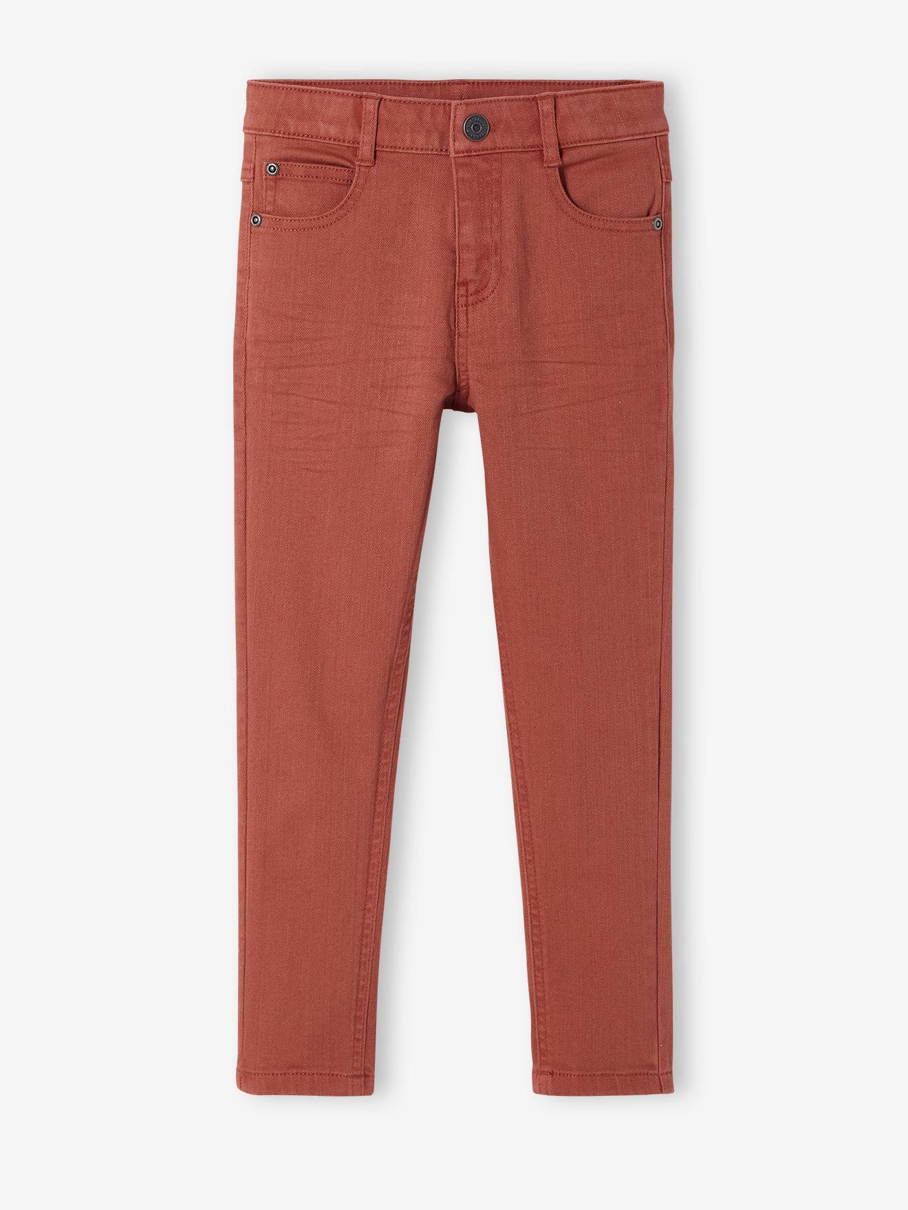 Pantalon Cargo Droit MorphologiK Garçon - Tour De Hanches Fin, élastique Réglable, 100% Coton - 6