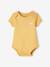 Lot de 3 bodies 'arc en ciel' bébé manches courtes lot jaune ambre 2 - vertbaudet enfant 