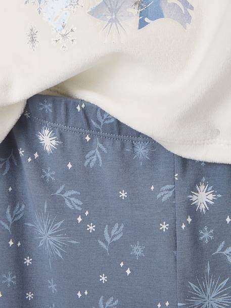 Pyjama fille bi-matière Disney® La Reine des Neiges 2 Blanc et bleu 4 - vertbaudet enfant 